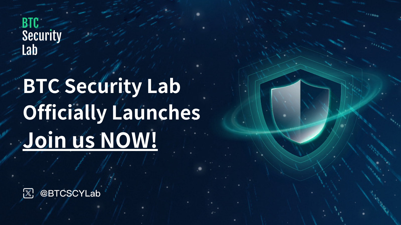 BTC Security Lab Officially Launches, Join us NOW! cover image